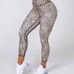 Muscle Nation Motion 7/8 Leggings - Yellow Leopard Non Scrunch 14 Muscle Nation Motion 7/8 Leggings - Yellow Leopard Non Scrunch