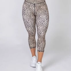 Muscle Nation Motion 7/8 Leggings - Yellow Leopard Non Scrunch 15 Muscle Nation Motion 7/8 Leggings - Yellow Leopard Non Scrunch