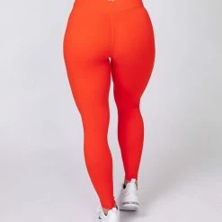 Muscle Nation Motion Full Length Leggings - Infrared Non Scrunch