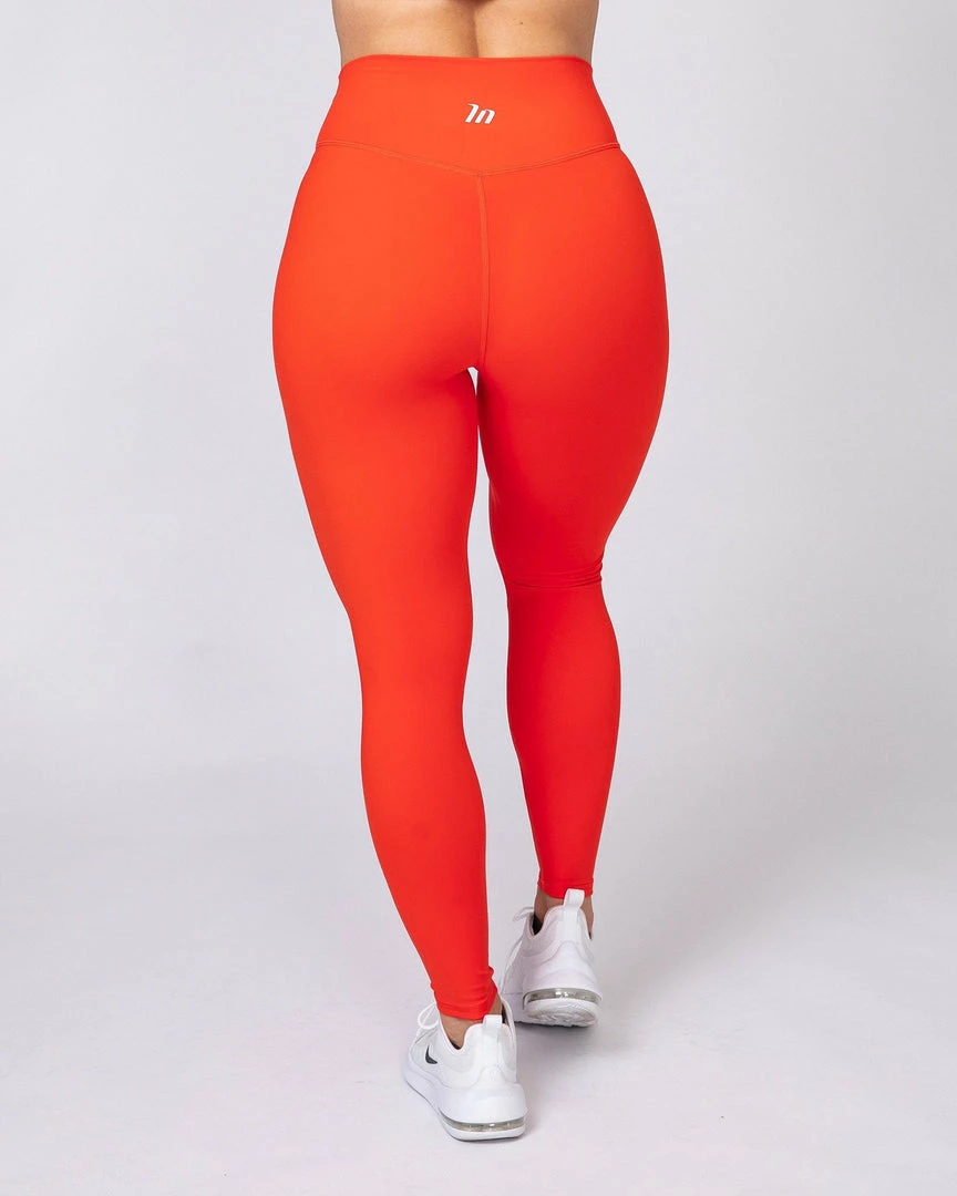 Muscle Nation Motion Full Length Leggings - Infrared Non Scrunch 3 Muscle Nation Motion Full Length Leggings - Infrared Non Scrunch
