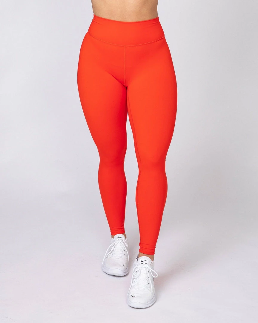 Muscle Nation Motion Full Length Leggings - Infrared Non Scrunch 4 Muscle Nation Motion Full Length Leggings - Infrared Non Scrunch