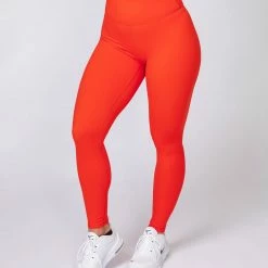 Muscle Nation Motion Full Length Leggings - Infrared Non Scrunch 10 Muscle Nation Motion Full Length Leggings - Infrared Non Scrunch