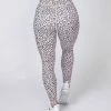 Muscle Nation Motion Full Length Leggings - Micro Leopard Non Scrunch 1 Muscle Nation Motion Full Length Leggings - Micro Leopard Non Scrunch