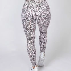Muscle Nation Motion Full Length Leggings - Micro Leopard Non Scrunch