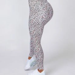 Muscle Nation Motion Full Length Leggings - Micro Leopard Non Scrunch