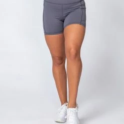 Muscle Nation Motion Pocket Bike Shorts - Sleet Grey