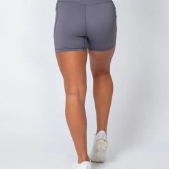 Muscle Nation Motion Pocket Bike Shorts - Sleet Grey