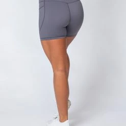 Muscle Nation Motion Pocket Bike Shorts - Sleet Grey