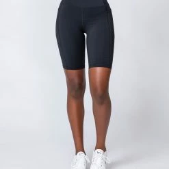 Muscle Nation Motion Pocket Referee Shorts - Black Non Scrunch