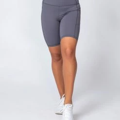 Muscle Nation Non Scrunch Motion Pocket Referee Shorts - Sleet Grey