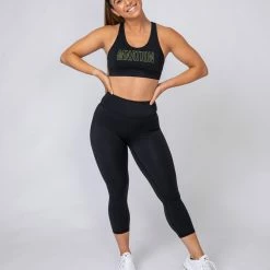 Muscle Nation Womens Motion Sculpt Bra - Black 10 Muscle Nation Womens Motion Sculpt Bra - Black