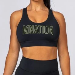 Muscle Nation Womens Motion Sculpt Bra - Black 12 Muscle Nation Womens Motion Sculpt Bra - Black