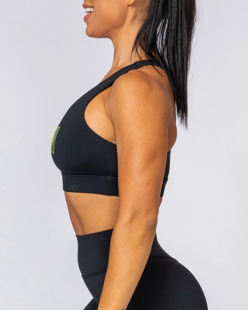 Muscle Nation Womens Motion Sculpt Bra - Black 8 Muscle Nation Womens Motion Sculpt Bra - Black