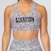 Muscle Nation Womens Motion Sculpt Bra - Micro Leopard