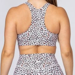 Muscle Nation Womens Motion Sculpt Bra - Micro Leopard