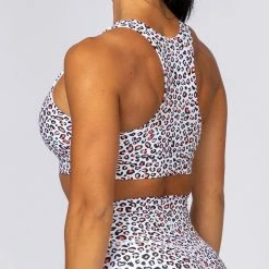 Muscle Nation Womens Motion Sculpt Bra - Micro Leopard