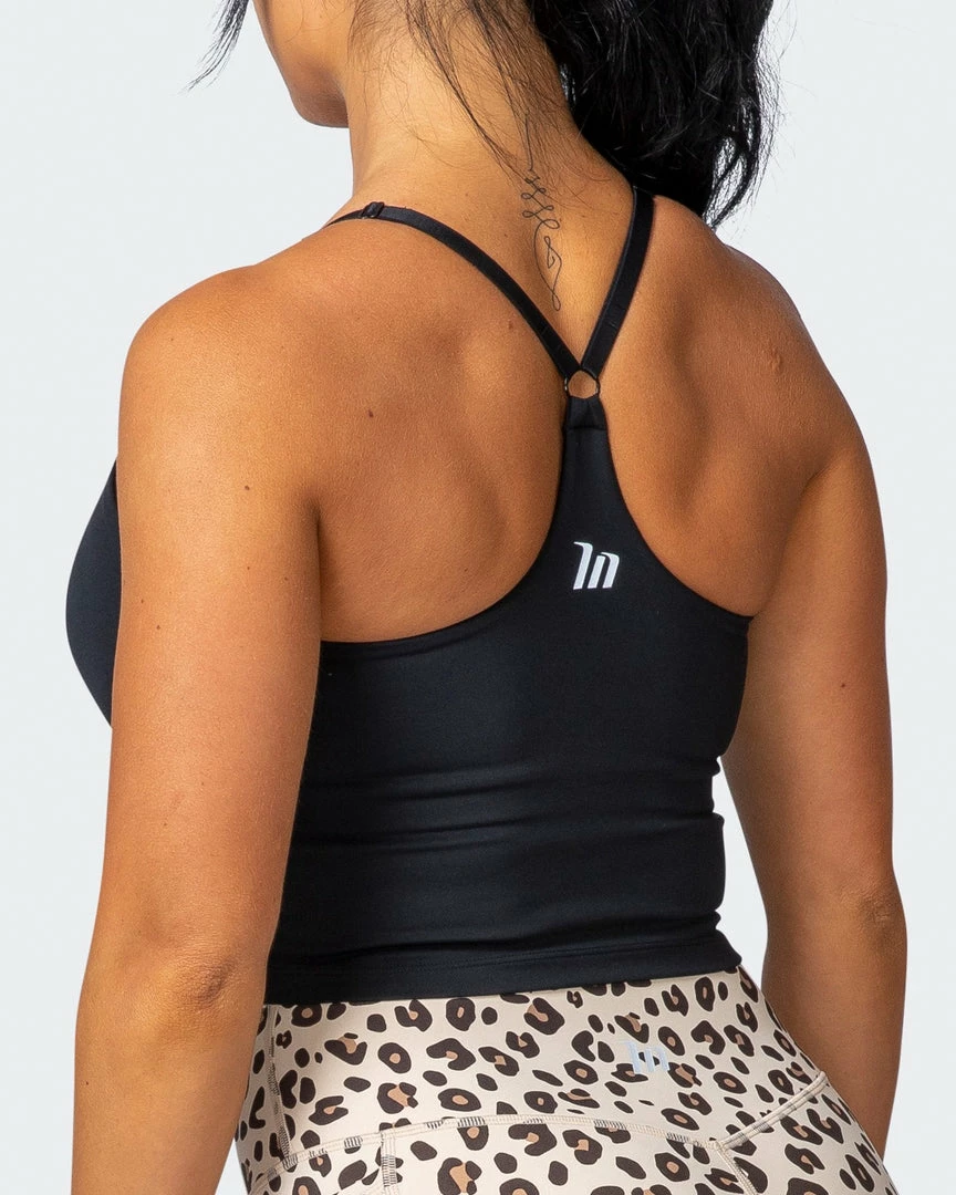 Muscle Nation Best Sellers Summertime Cropped Tank - Black 7 Muscle Nation Best Sellers Summertime Cropped Tank - Black