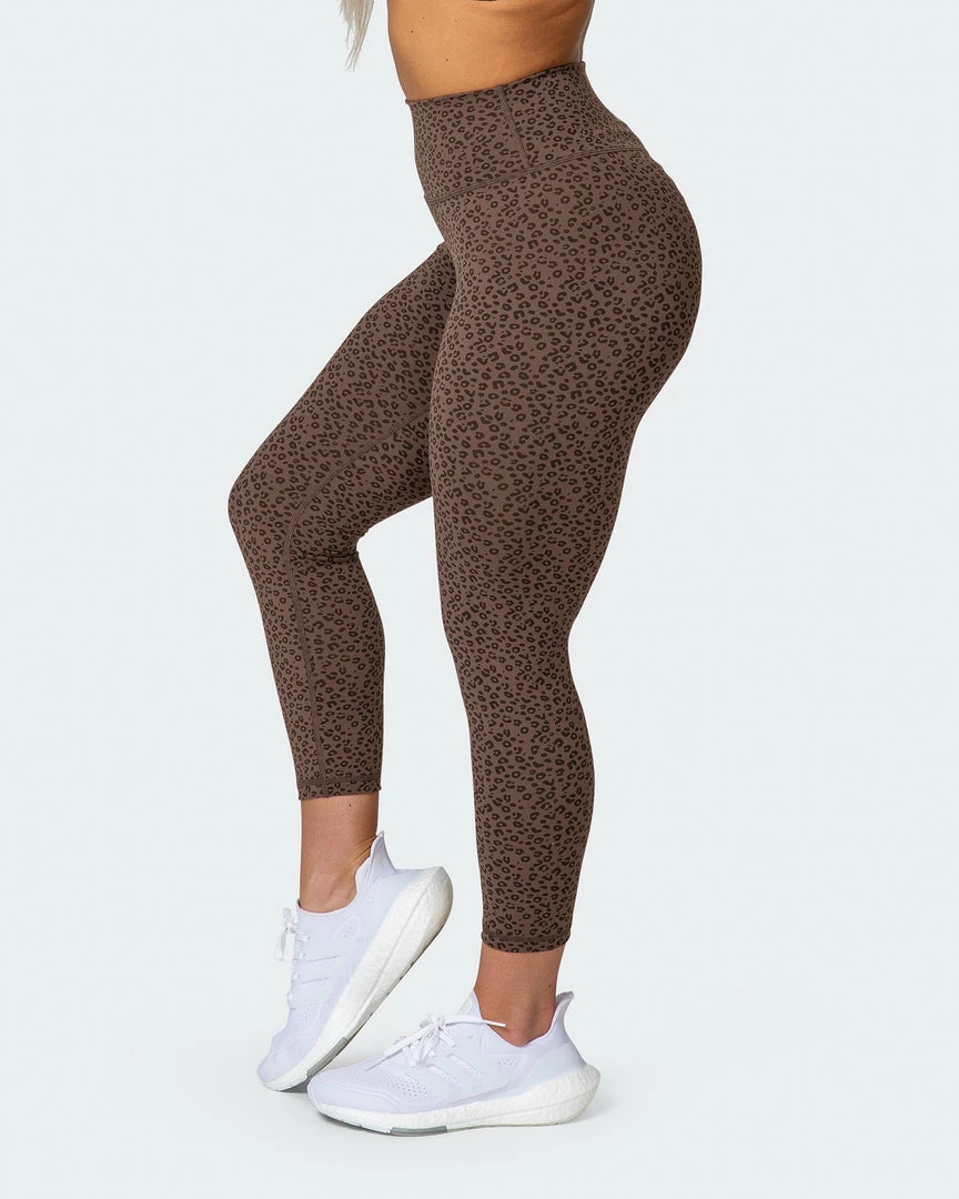 Muscle Nation Signature Scrunch 7/8 Leggings - Chocolate Mini Cheetah Print Welcome To The Club 6 Muscle Nation Signature Scrunch 7/8 Leggings - Chocolate Mini Cheetah Print Welcome To The Club