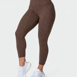 Muscle Nation Signature Scrunch 7/8 Leggings - Chocolate Mini Cheetah Print Welcome To The Club 11 Muscle Nation Signature Scrunch 7/8 Leggings - Chocolate Mini Cheetah Print Welcome To The Club