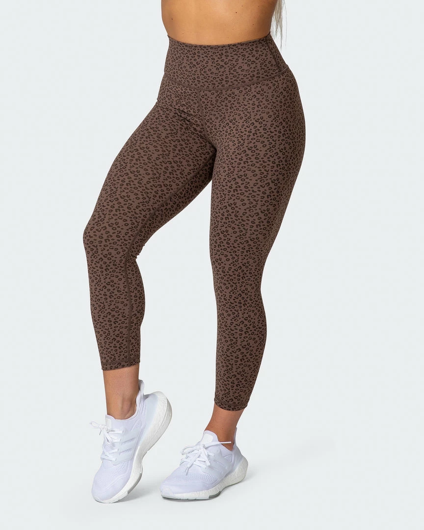 Muscle Nation Signature Scrunch 7/8 Leggings - Chocolate Mini Cheetah Print Welcome To The Club 5 Muscle Nation Signature Scrunch 7/8 Leggings - Chocolate Mini Cheetah Print Welcome To The Club
