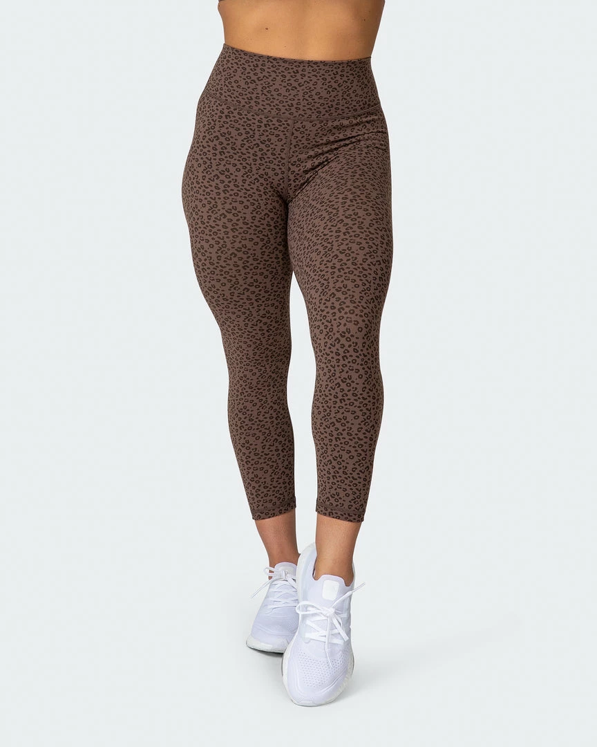 Muscle Nation Signature Scrunch 7/8 Leggings - Chocolate Mini Cheetah Print Welcome To The Club 4 Muscle Nation Signature Scrunch 7/8 Leggings - Chocolate Mini Cheetah Print Welcome To The Club