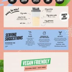 Muscle Nation 30% EOFY SALE PLANT PROTEIN - Vanilla - 16 Serves