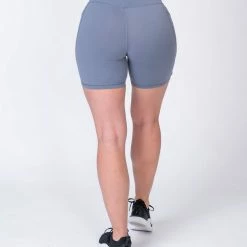 Muscle Nation Pocket Bike Shorts - Stone