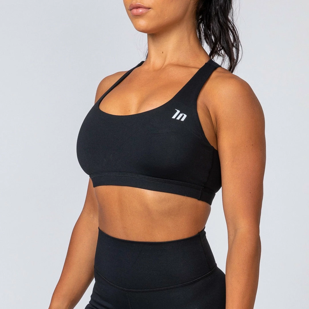 Muscle Nation Power Bra - Black Womens 7 Muscle Nation Power Bra - Black Womens