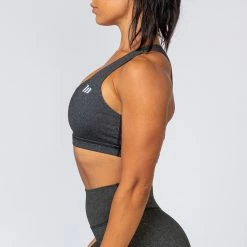 Muscle Nation Womens Power Bra - Heather Black 11 Muscle Nation Womens Power Bra - Heather Black