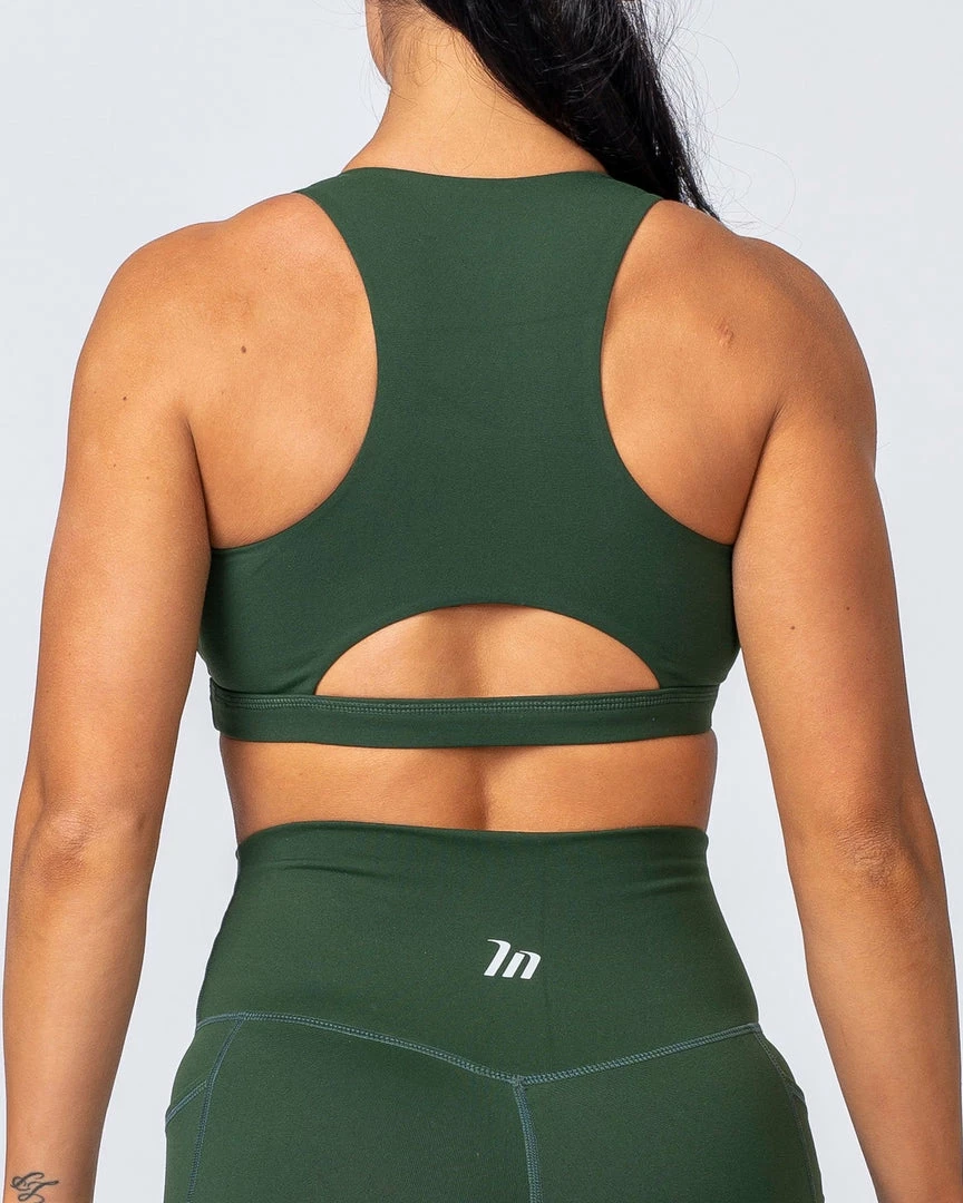 Muscle Nation Womens Power Bra - Moss 4 Muscle Nation Womens Power Bra - Moss