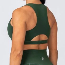 Muscle Nation Womens Power Bra - Moss 13 Muscle Nation Womens Power Bra - Moss