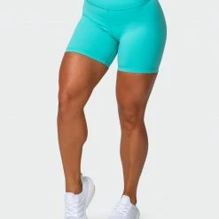 Muscle Nation 30% EOFY SALE Prize Fighter Bike Shorts - Aqua W/ White & Black 11 Muscle Nation 30% EOFY SALE Prize Fighter Bike Shorts - Aqua W/ White & Black