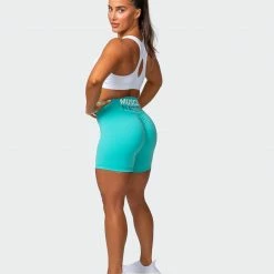 Muscle Nation 30% EOFY SALE Prize Fighter Bike Shorts - Aqua W/ White & Black 15 Muscle Nation 30% EOFY SALE Prize Fighter Bike Shorts - Aqua W/ White & Black