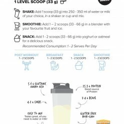 Muscle Nation WHEY Protein Isolate - Vanilla Ice Cream - 30 Serves 30% EOFY SALE