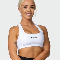 Muscle Nation Flex Bra - White
