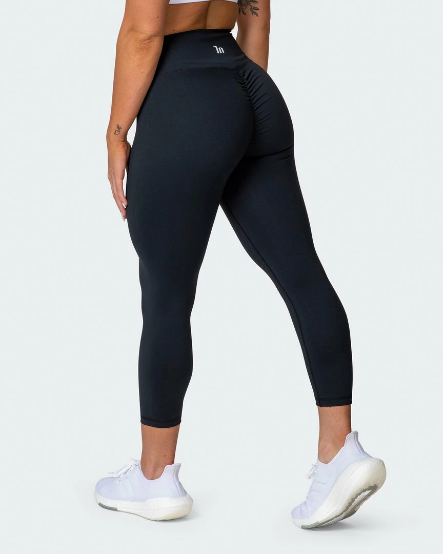 Muscle Nation Signature Scrunch 7/8 Leggings - Black 30% EOFY SALE 2 Muscle Nation Signature Scrunch 7/8 Leggings - Black 30% EOFY SALE