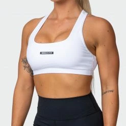 Muscle Nation Flex Bra - White