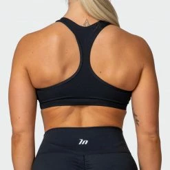 Muscle Nation Flex Bra - Black Welcome To The Club