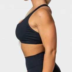 Muscle Nation Flex Bra - Black Welcome To The Club