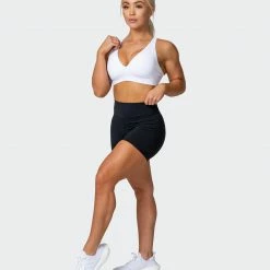 Muscle Nation Welcome To The Club All-Star Deep V Bra - White 15 Muscle Nation Welcome To The Club All-Star Deep V Bra - White