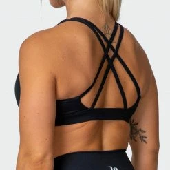 Muscle Nation All-Star Deep V Bra - Black