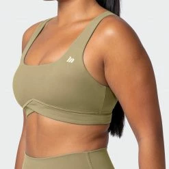 Muscle Nation Butter Pulse Bra - Aloe 11 Muscle Nation Butter Pulse Bra - Aloe