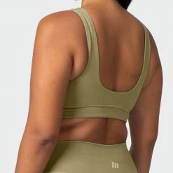 Muscle Nation Butter Pulse Bra - Aloe 13 Muscle Nation Butter Pulse Bra - Aloe