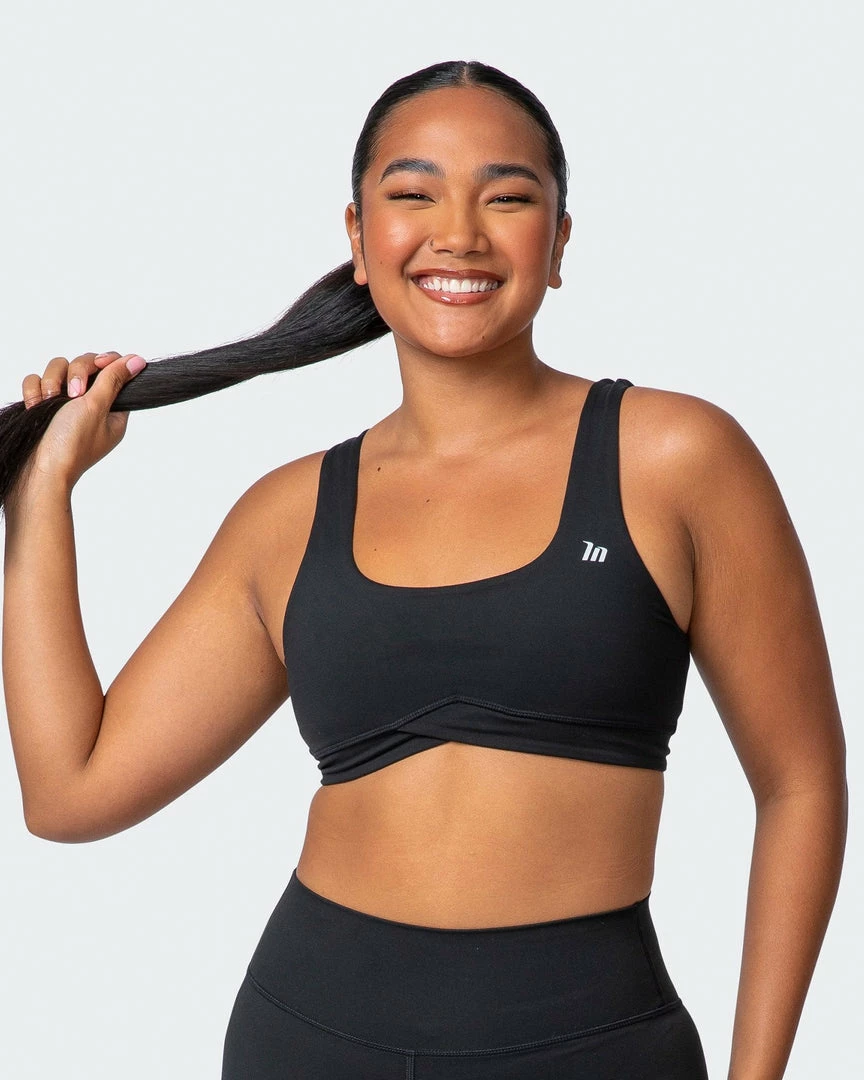 Muscle Nation Butter Pulse Bra - Black 3 Muscle Nation Butter Pulse Bra - Black