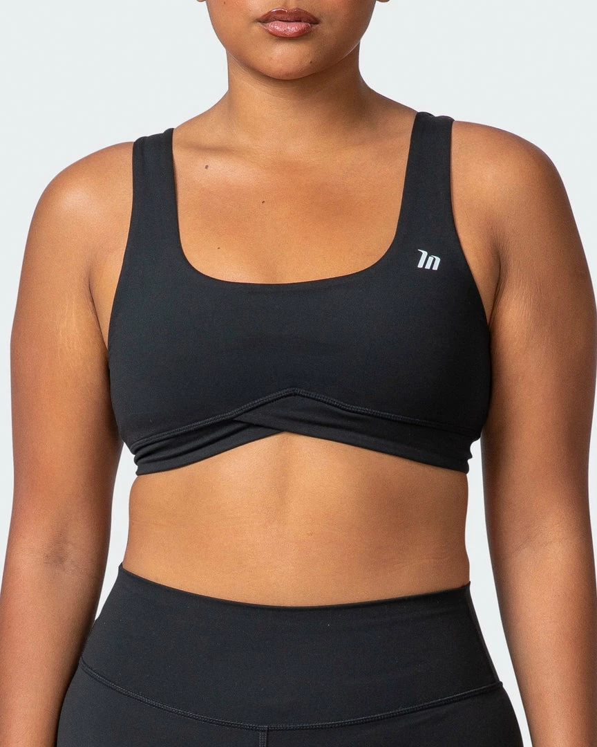 Muscle Nation Butter Pulse Bra - Black 4 Muscle Nation Butter Pulse Bra - Black