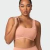Muscle Nation Pulse Bra - Bloom Butter 1 Muscle Nation Pulse Bra - Bloom Butter
