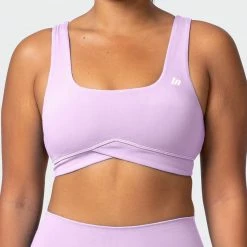 Muscle Nation Pulse Bra - Lavender Fog Butter