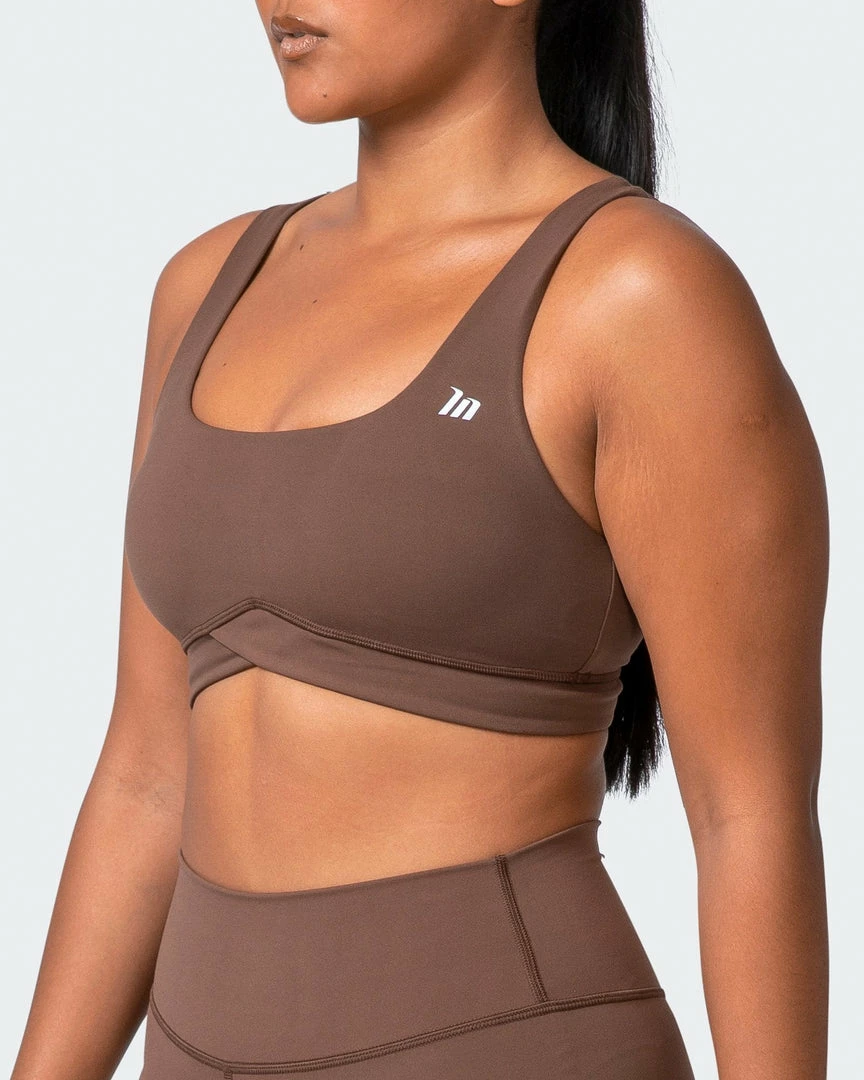 Muscle Nation Butter Pulse Bra - Mocha 5 Muscle Nation Butter Pulse Bra - Mocha