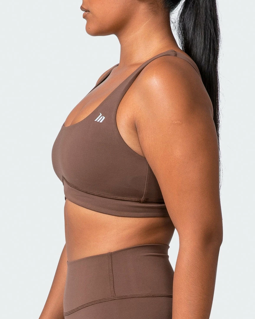 Muscle Nation Butter Pulse Bra - Mocha 6 Muscle Nation Butter Pulse Bra - Mocha