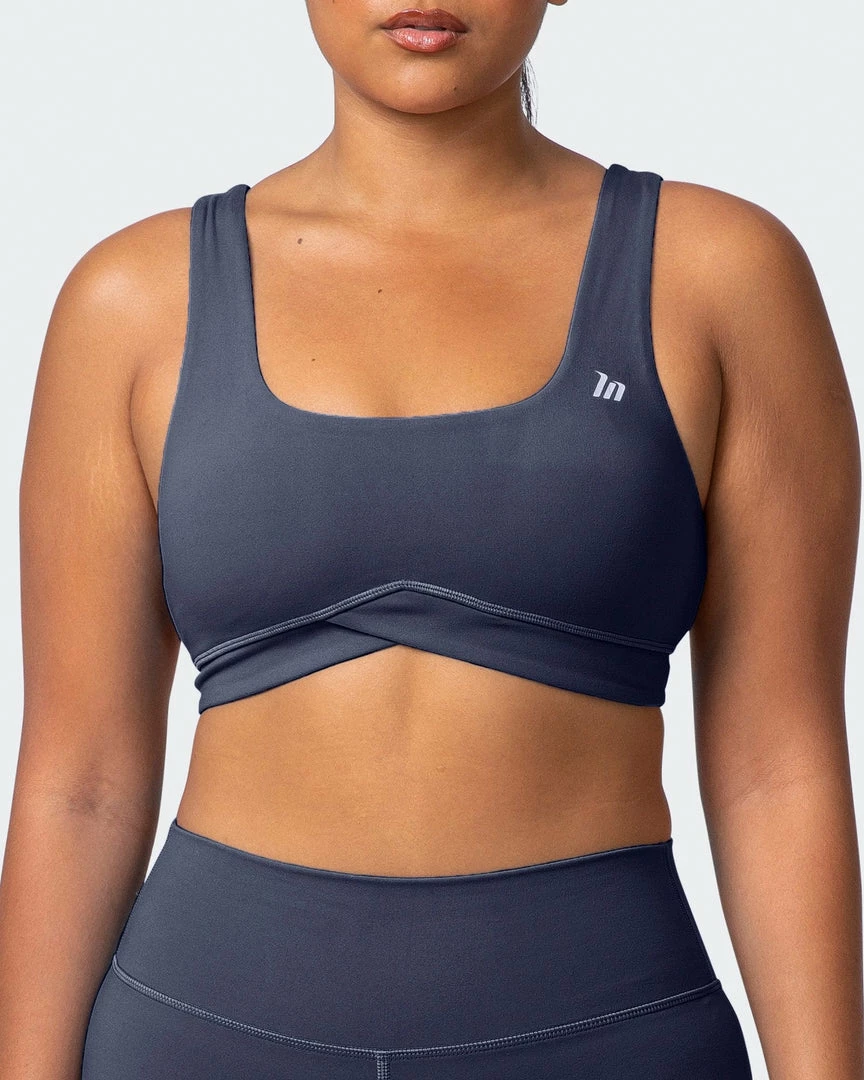 Muscle Nation Butter Pulse Bra - Night Shadow 4 Muscle Nation Butter Pulse Bra - Night Shadow